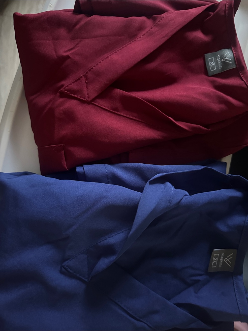 Vaneli Lightweight Shirt Jackets in Burgundy and Navy